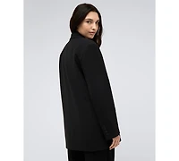 Kenneth Cole Women's Vision Twill Three-Button Boyfriend Jacket