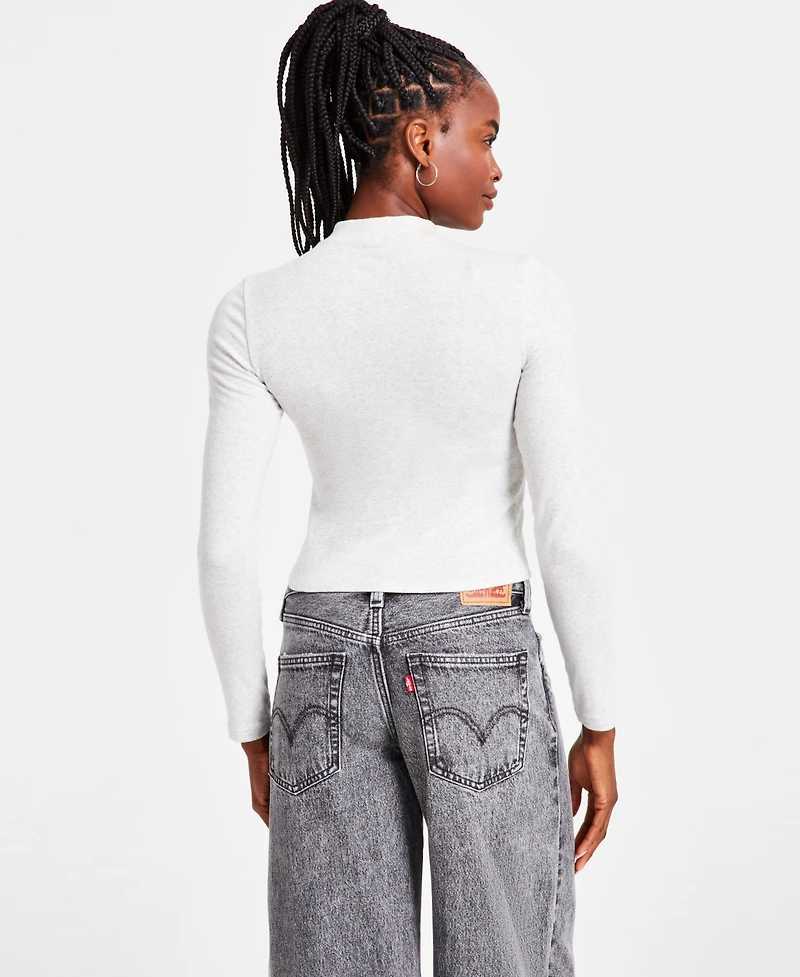 Levi's Women's Effortless Mock Neck Long-Sleeve T-Shirt