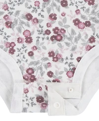 Huggies Baby Girls Short Sleeve Bodysuit, Top and Pants 3-Piece Set