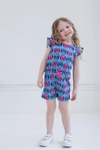 Avengers Girls Spider-Man French Terry Romper to