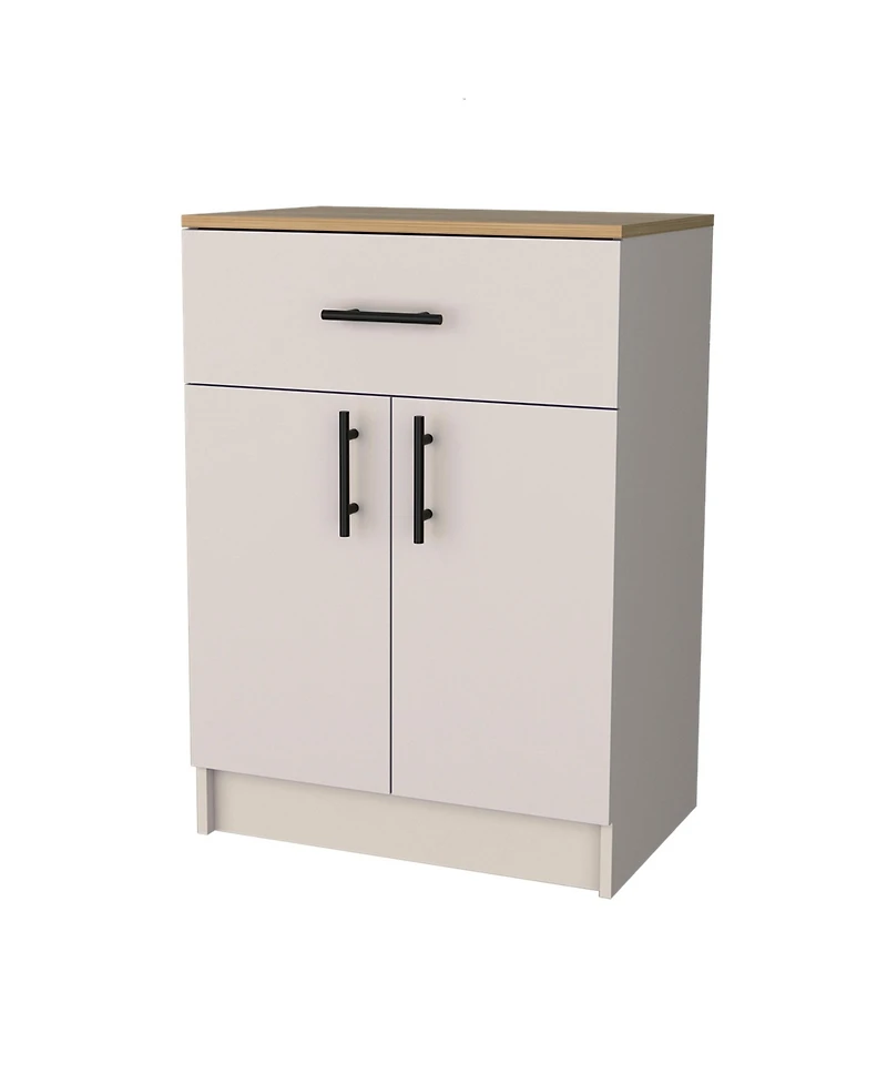 Fm Furniture Cope kitchen Pantry in melamine with 2 doors and 1 drawer