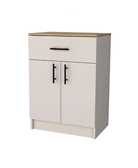 Fm Furniture Cope kitchen Pantry in melamine with 2 doors and 1 drawer