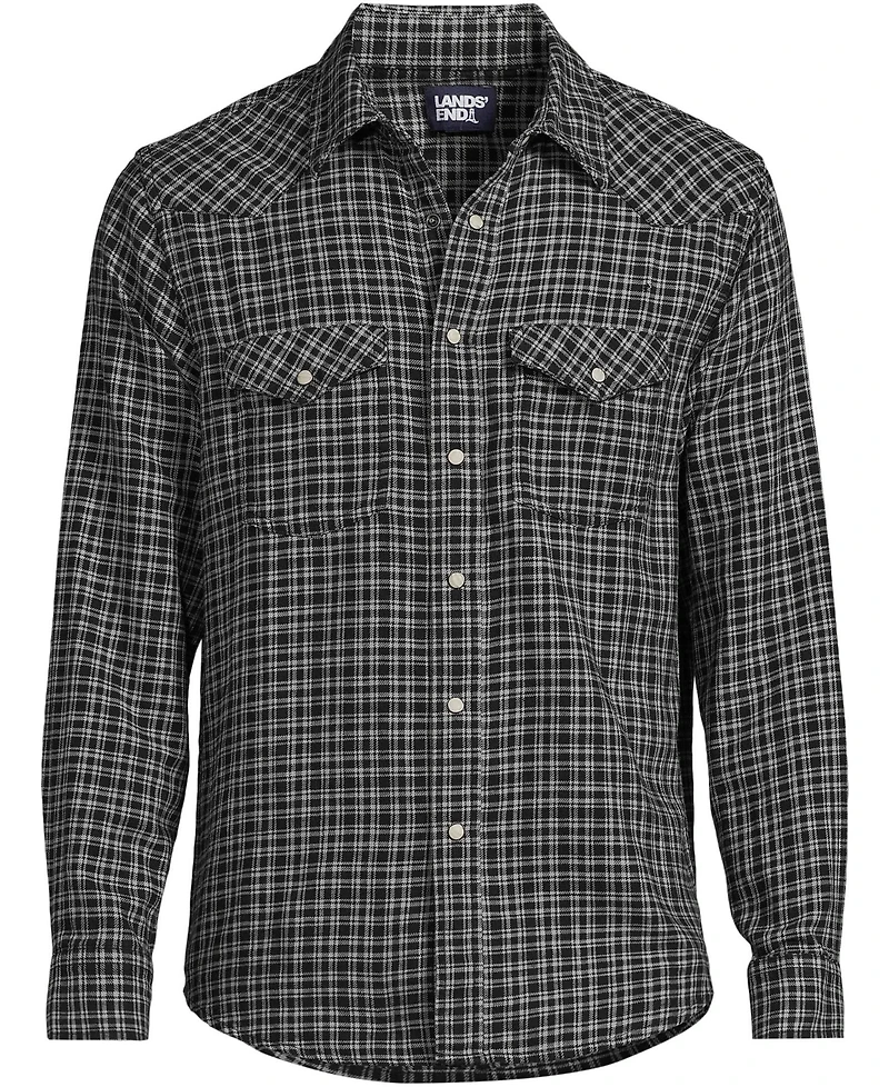 Lands' End Big & Tall Western Shirt