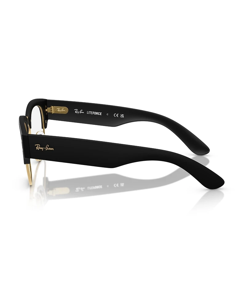 Ray-Ban Unisex Mega Clubmaster Optics Liteforce Eyeglasses, RB7316V