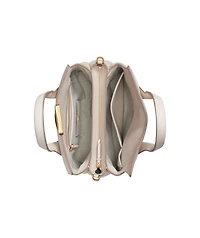 Donna Karan New York Amagansett Soft-Rolled Leather Satchel with Sculpted Magnet Closure