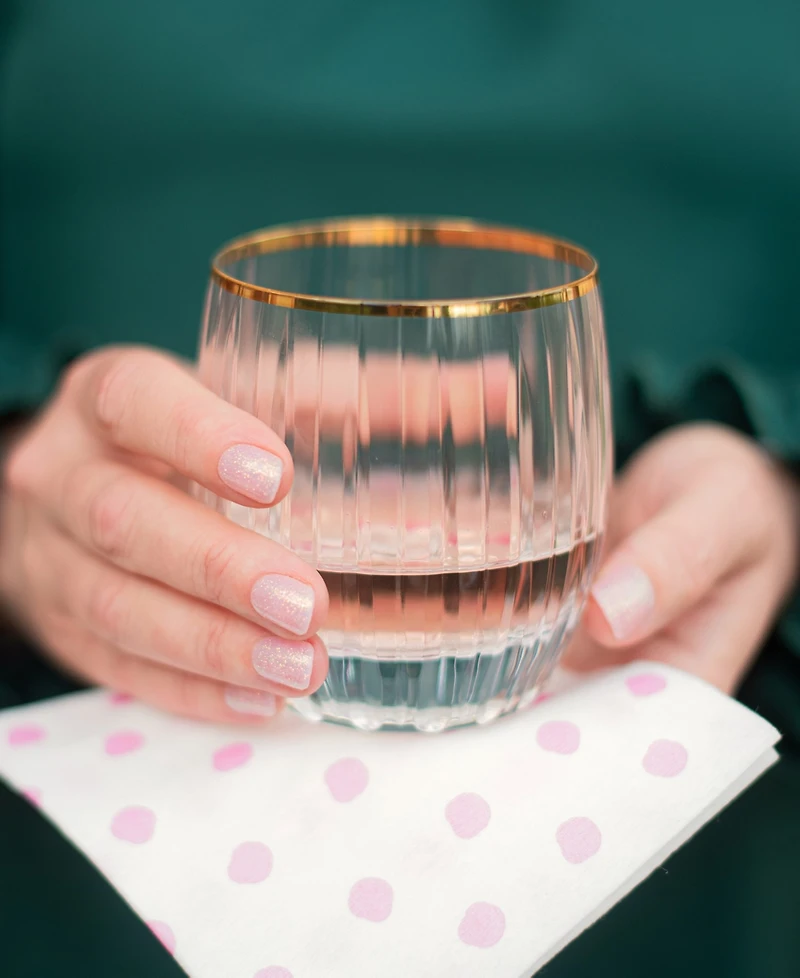 Vietri Natalia Double Old Fashioned Glass
