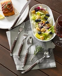 French Home Laguiole 20 Piece Stainless Steel Flatware Set, Service for 4