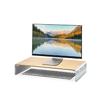j5create JCT425 Multi Function Monitor Stand with Usb Type-c 4K & Usb 6-Port Hub with Power Delivery
