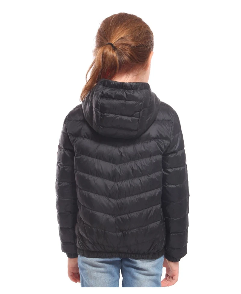 Rokka&Rolla Girls Ultra Light Packable Down Puffer Jacket