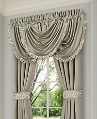 J Queen New York Piazza Window Waterfall Valance, 33" x 43"