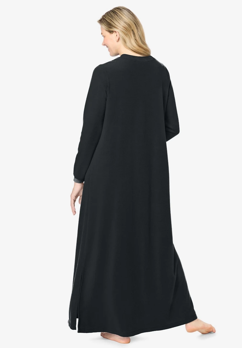 Dreams & Co. Women's Plus Long Sherpa Lounger
