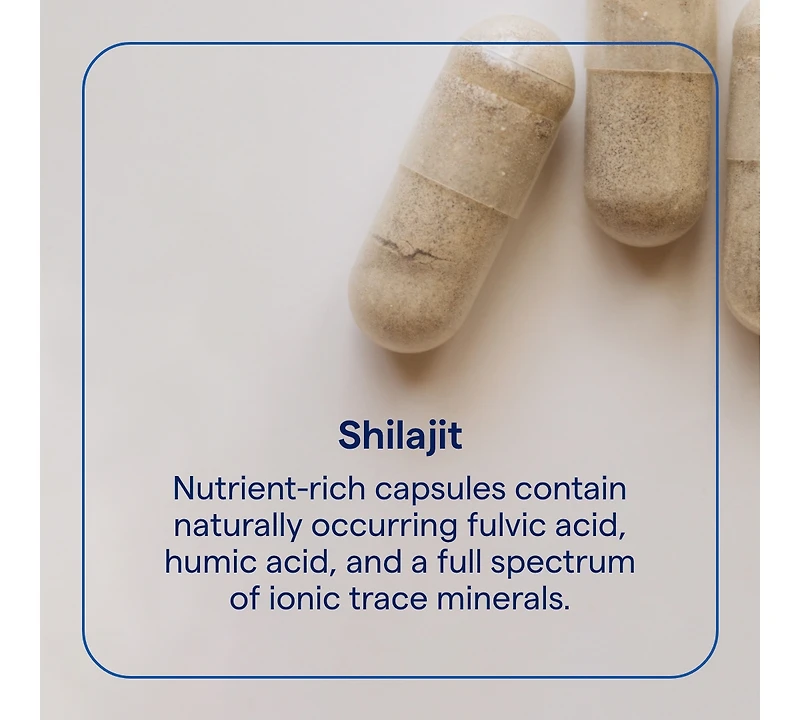 Trace Minerals Shilajit 1000mg - Mineral Supplement Support for Brain Health & Immune Function