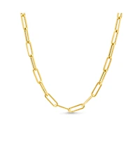 Hollywood Sensation Paperclip Link Necklace – Effortless Glamour for Any Occasion