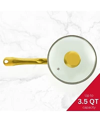 Holstein Housewares 3.5QT Ceramic Nonstick Sauce Pan