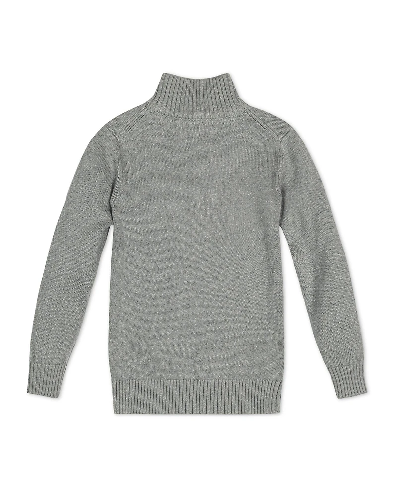 Hope & Henry Baby Boys Long Sleeve Half Zip Pullover Sweater