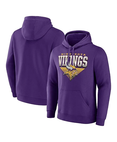 Fanatics Men's Purple Minnesota Vikings Geometric Chrome Pullover Hoodie