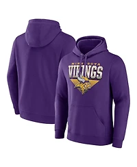 Fanatics Men's Purple Minnesota Vikings Geometric Chrome Pullover Hoodie