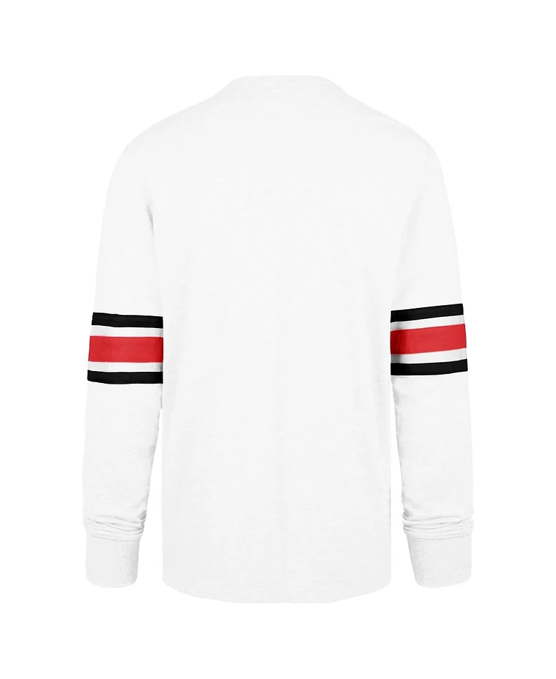 47 Brand Men's White San Francisco 49ers Gridiron Premier Brex Long Sleeve T-Shirt