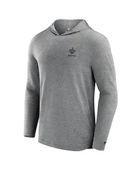 Fanatics Men's Black New Orleans Saints Front Office Tech Lightweight Hoodie T-Shirt