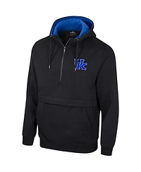 Colosseum Men's Black Kentucky Wildcats Half-Zip Hoodie