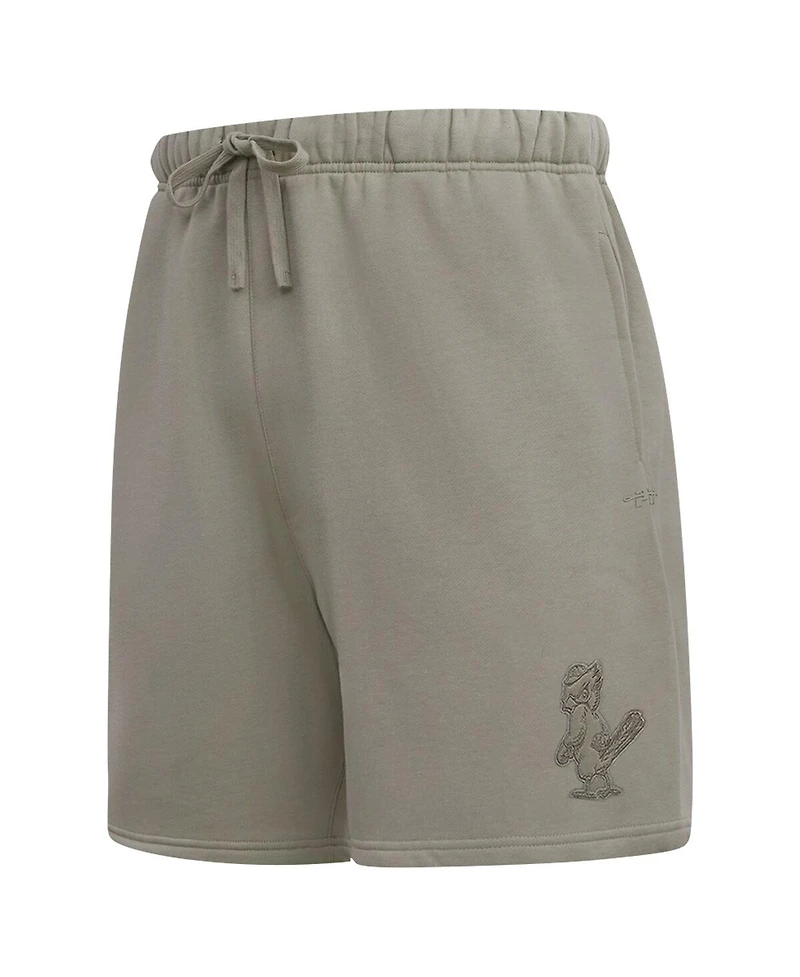 Pro Standard Men's Pewter St. Louis Cardinals Neutral Fleece Shorts