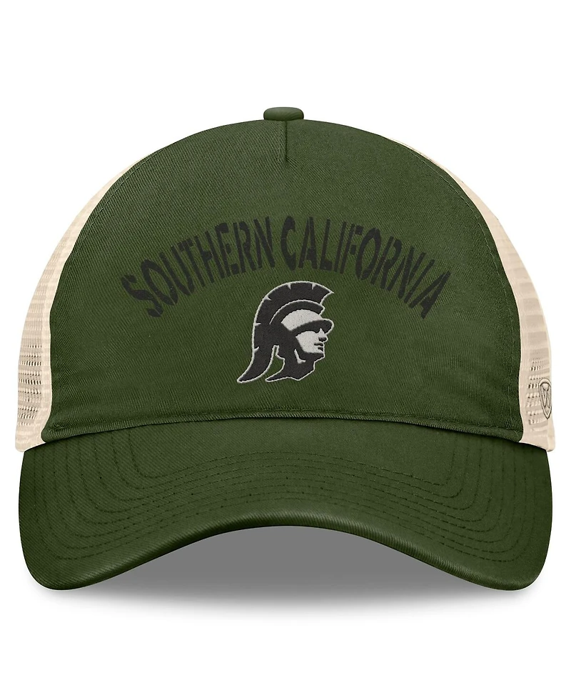 Top of the World Men's Hunter Green Usc Trojans Oht Military Appreciation Glory Trucker Adjustable Hat