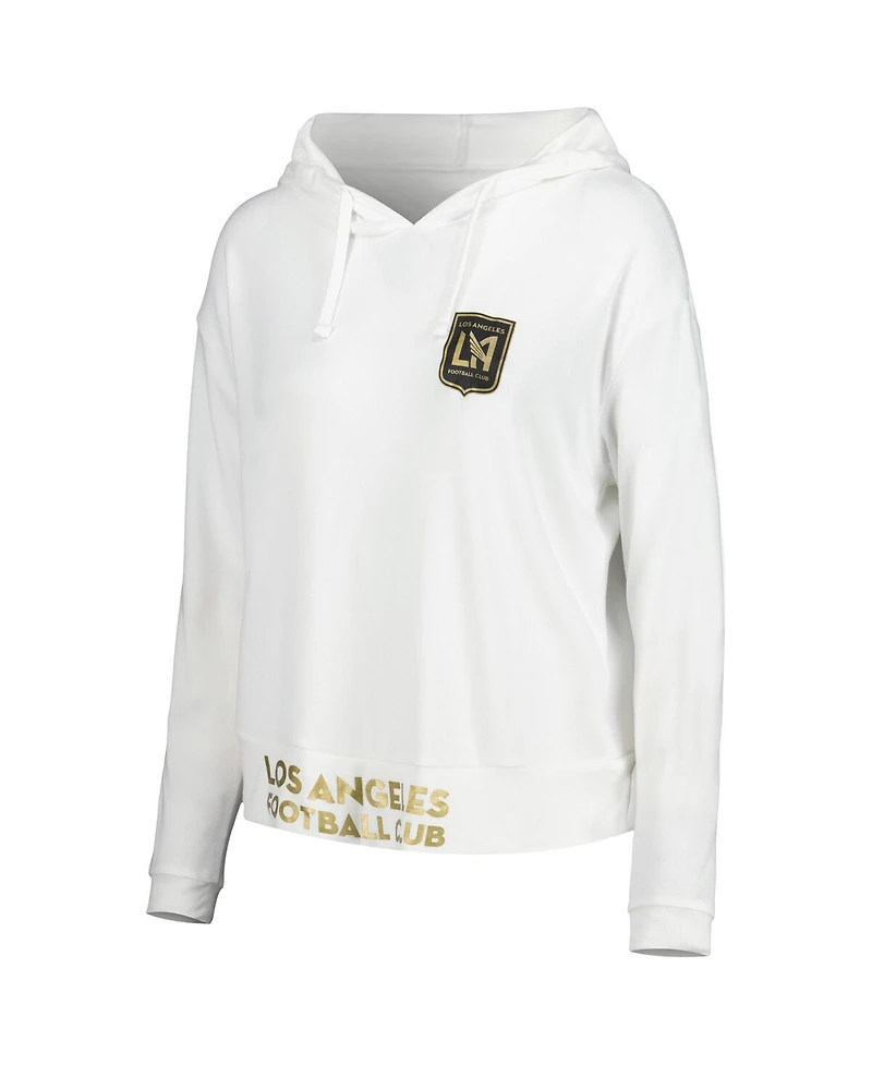 Concepts Sport Women's White Lafc Accord Hoodie Long Sleeve Top