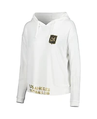Concepts Sport Women's White Lafc Accord Hoodie Long Sleeve Top