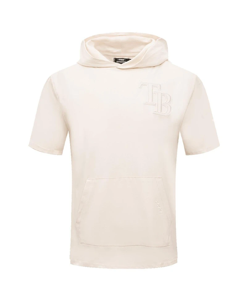 Pro Standard Men's Cream Tampa Bay Rays Neutral Hoodie T-Shirt