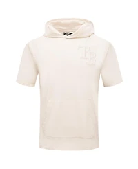 Pro Standard Men's Cream Tampa Bay Rays Neutral Hoodie T-Shirt