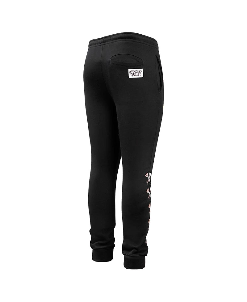 Freeze Max Men's Black Looney Tunes Franken Tweety Joggers