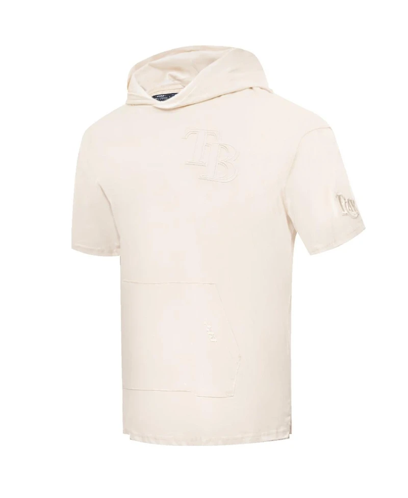 Pro Standard Men's Cream Tampa Bay Rays Neutral Hoodie T-Shirt