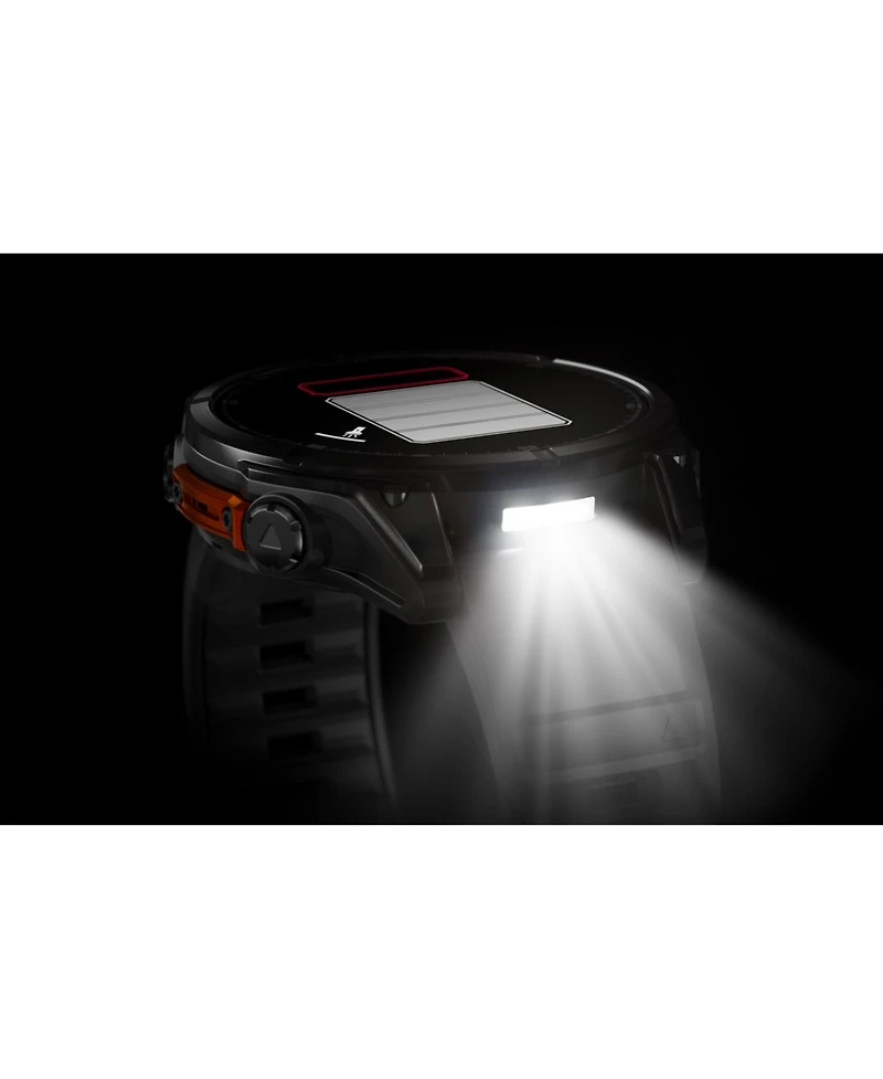 Garmin fenix 8 47mm, Amoled, Outdoor & Fitness Gps Smartwatch, Glass, Slate Gray Steel/Black, Black Band, Ww