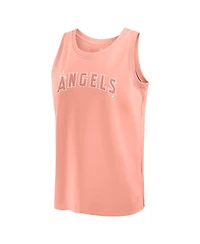 Fanatics Men's Coral Los Angeles Angels Elements Tank Top