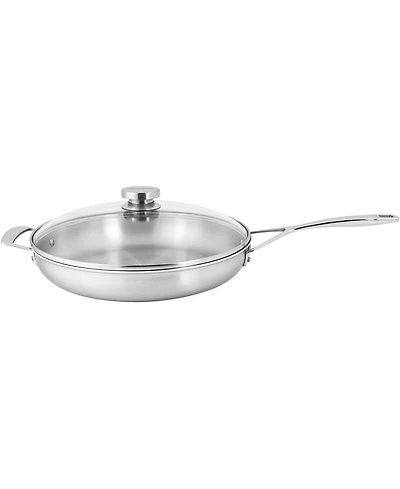 Demeyere Essential 5 Stainless Steel 2-Piece Fry Pan with Lid