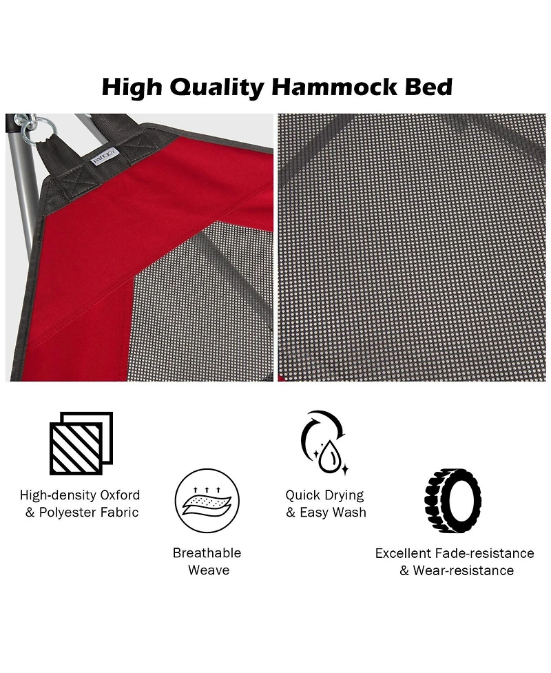 Sugift Portable Folding Hammock with Hammock Stand