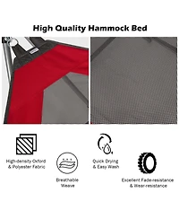 Sugift Portable Folding Hammock with Hammock Stand