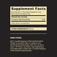 Optimum Nutrition, Micronized Creatine Powder, Unflavored