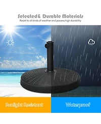 Skonyon 49 Lbs Patio Resin Umbrella Base Stand for Outdoor