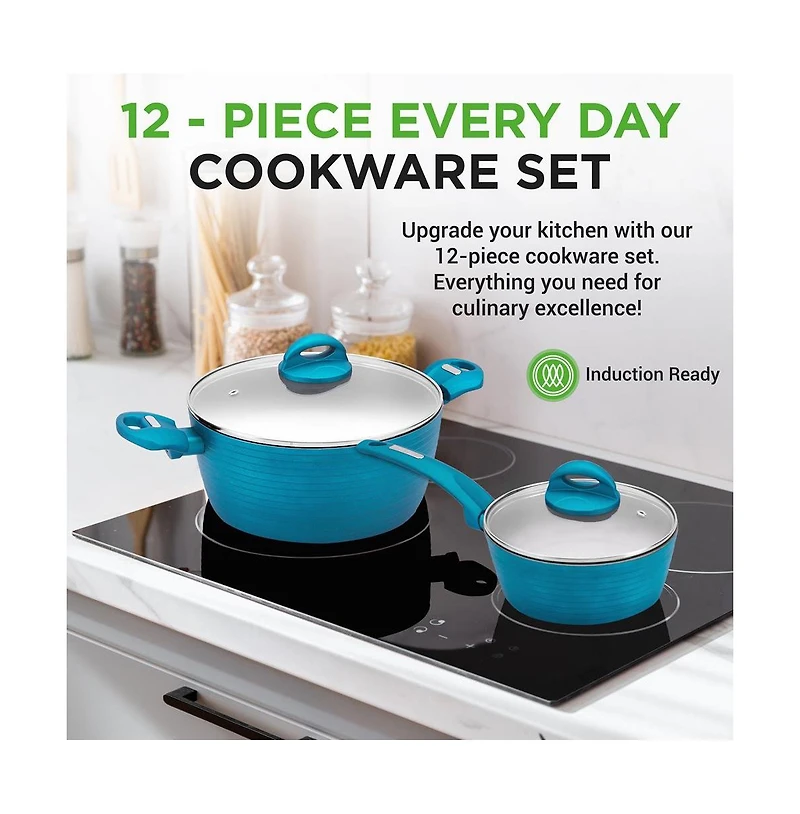 NutriChef Kitchenware Pots & Pans Set