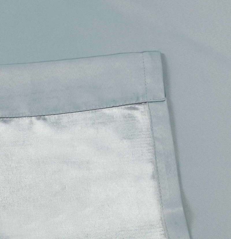 Kate Aurora Basic Drape Woven Jacquard Thermal Curtain Panel - Rose