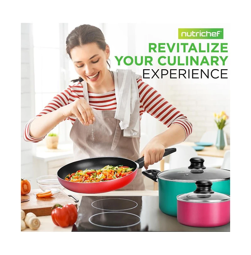 NutriChef Kitchenware Pots & Pans Set