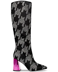 Betsey Johnson Women's Naomy Tall Block-Heel Boots