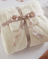 510 Design Kyla Double Diamond Quilted Teddy 3-Pc. Comforter Set, King/California King