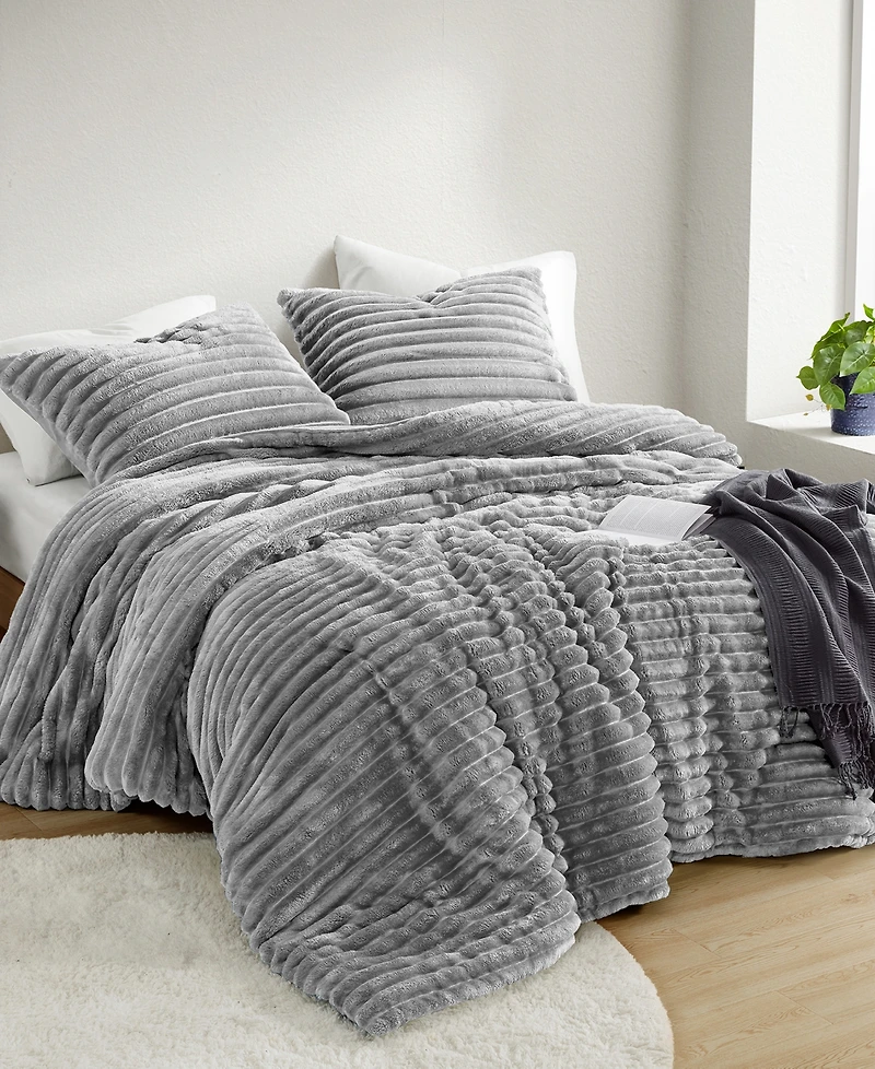 510 Design Avril Fluffy Ribbed Plush 2-Pc. Comforter Set, Twin/Twin Xl