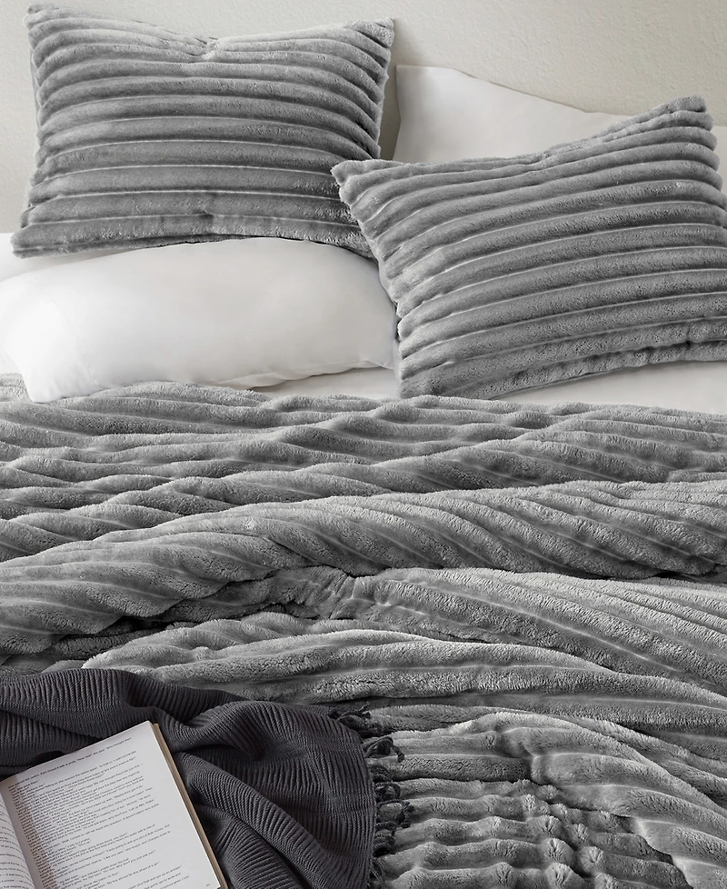 510 Design Avril Fluffy Ribbed Plush 2-Pc. Comforter Set, Twin/Twin Xl