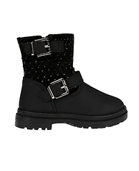 Bebe Toddler Girls Engineer With Rhinestones and Rivet Boot