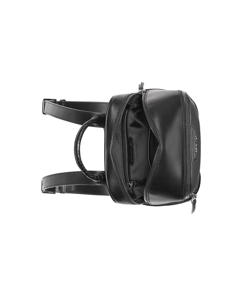 Calvin Klein Iver Mixed Material Zip-Around Backpack