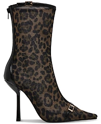 Steve Madden Women's Ashlin Buckled Mesh Dress Booties