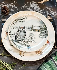 Certified International Winter's Frost Dessert Plates, Set of 4